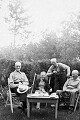 Thomas Pow Watson, Elizabeth Reid  Watson (nee Walker),  <br />Thomas H. Walker, Alex Walker, at "The Bush" c.1957