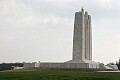The Vimy Memorial as seen from the side road down to the viewing area.