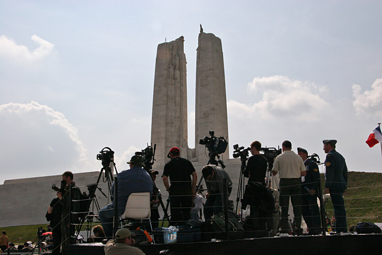 The press were ready...