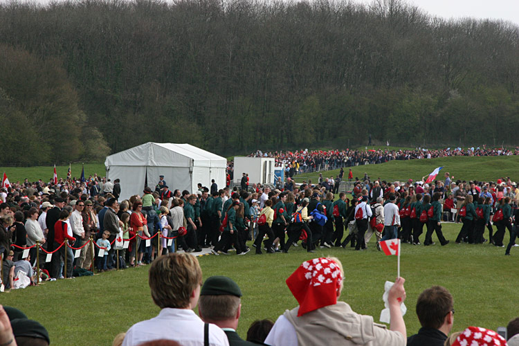 and finally the students arrive...