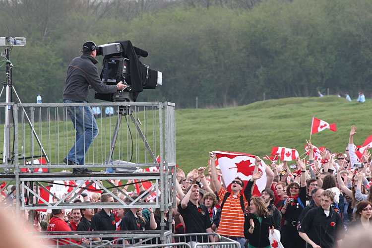 Even the CBC was there.