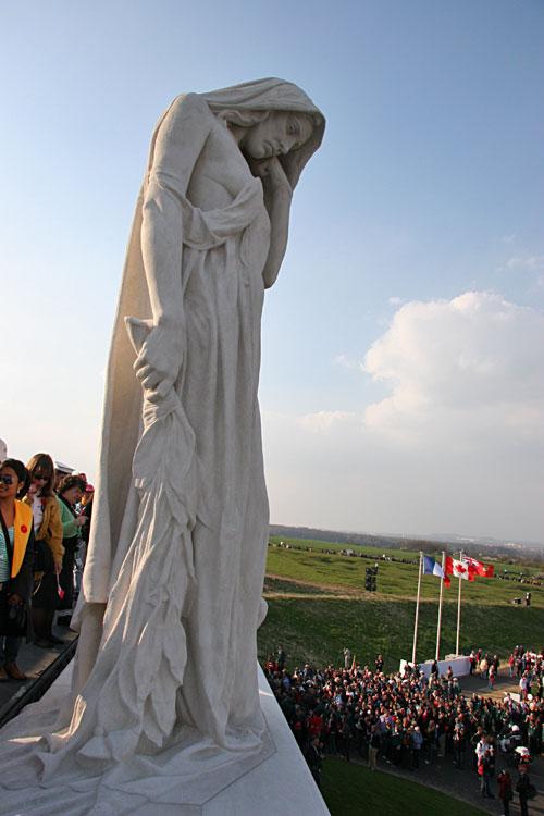 where soon the figure of Canada had lots of admiring company.