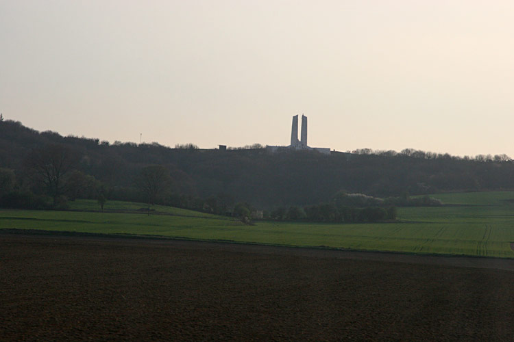 Our last glimpse of the memorial. It may be a long time before we see it again.