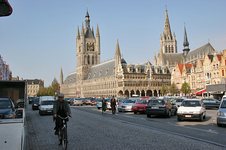 The Cloth Hall in Ypres, Belgium.