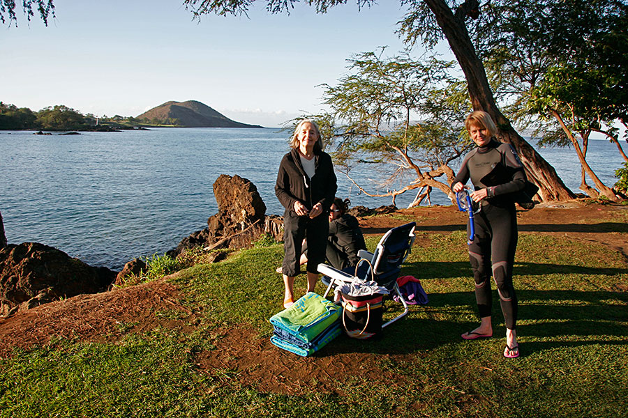 Early morning, Makena beach...
