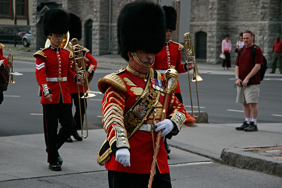 On our last morning in Ottawa, we watched the Changing <br />the Guard Ceremony on Parliament Hill...