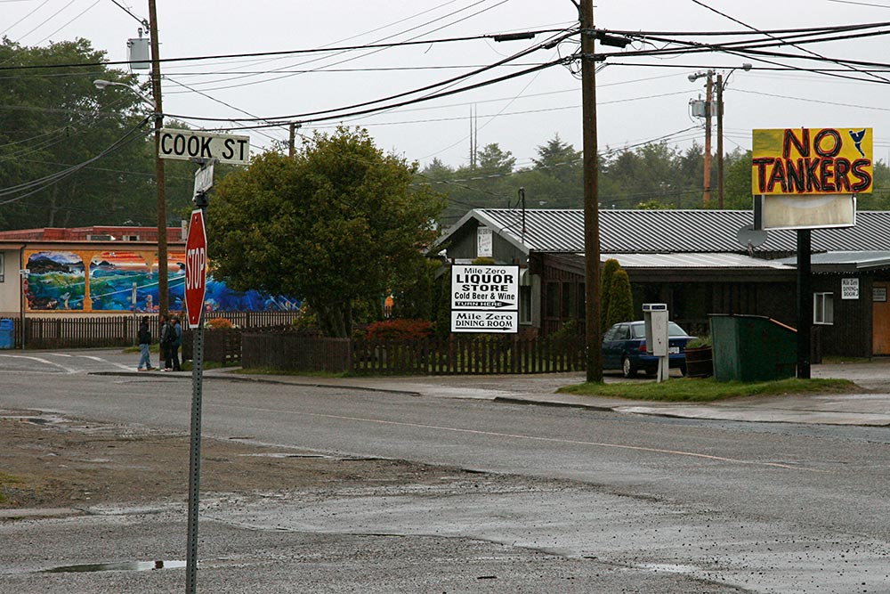 After a long two hour drive north, we arrived at the seemingly desolate <br />town of Masset, along the northern coast of Haida Gwaii...
