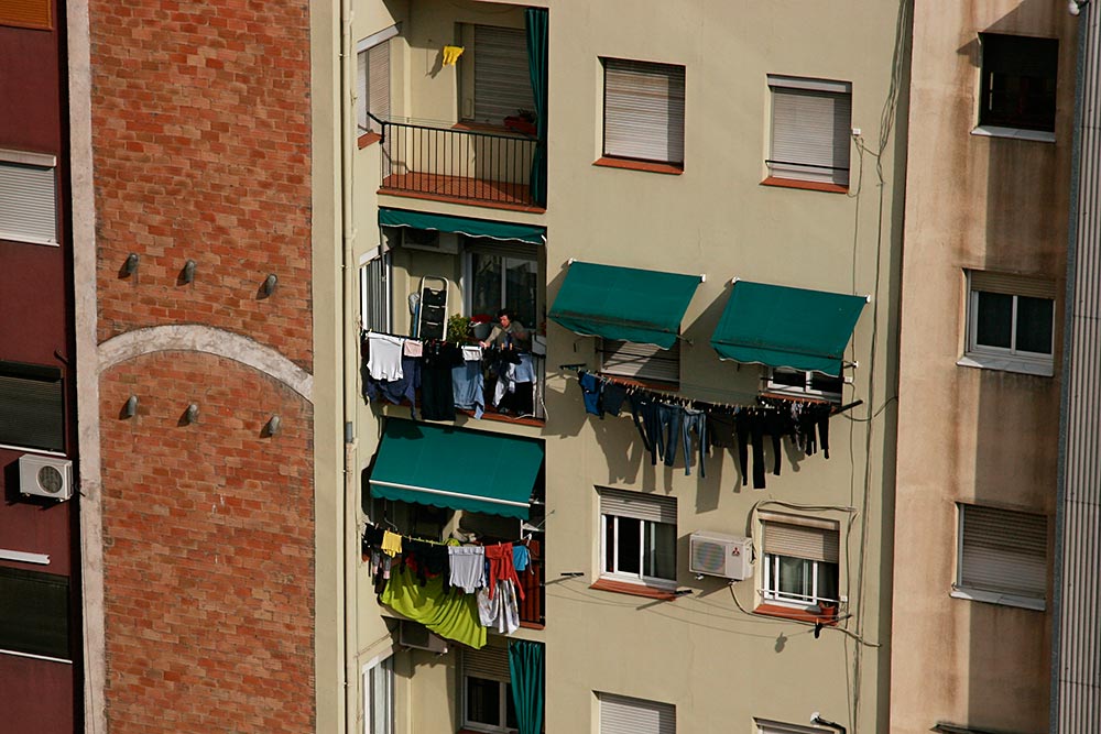 A familiar sight from the rooftop of our hotel...