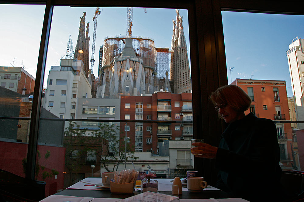 Breakfast view from our hotel...