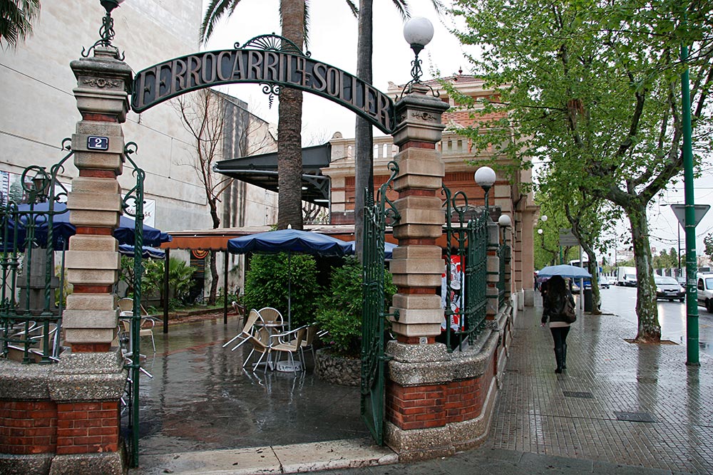 On April 13th, 2012, we took the <br />electric train to Soller...