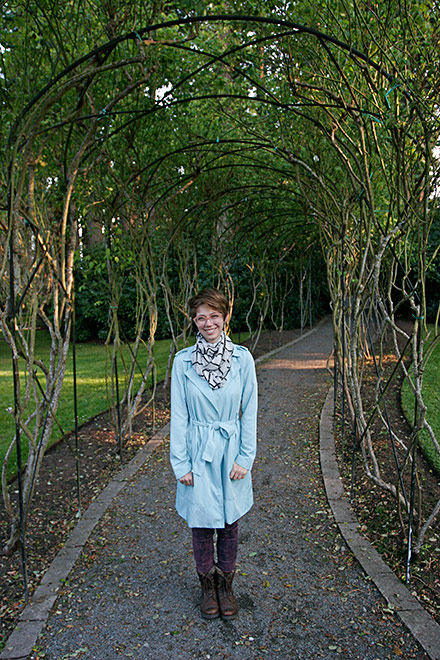 Sarah at Government House...