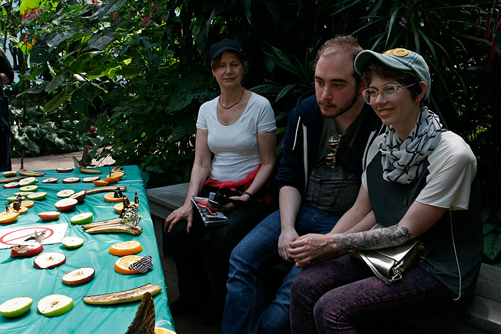 in quiet contemplation...