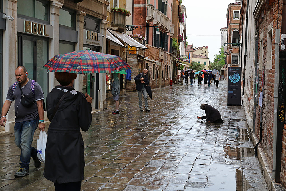 Our last day began with rain...