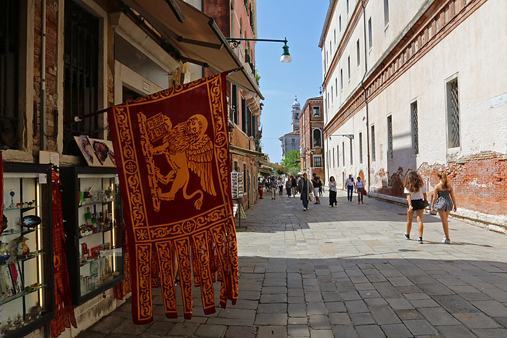 The Lion of St. Mark, the symbol of Venice...